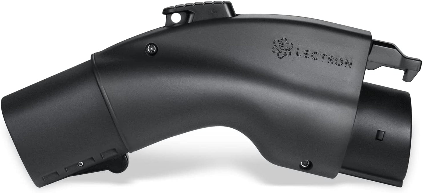 Lectron [Solo para J1772 EVs Tesla a J1772 Adaptador de carga, máximo 48 amperios y 250 V, compatible con conectores Tesla de alta potencia, cargadores de destino y conectores móviles (negro)