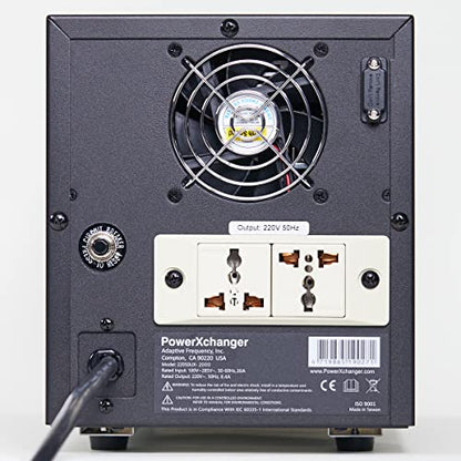 Fuente de alimentación de CA de 220 voltios/50 Hz - Convertidores de voltaje y frecuencia de aumento (2000 VA/1800 W) 22050UX-2K POWER X CHANGER