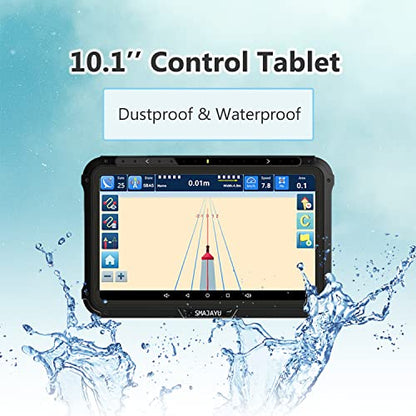 SMAJAYU El sistema de guía GPS JY100 para agricultura de precisión antena GNSS y tablet 10" cualquier marca de tractores como John-Deere CAT CASE CLAAS JCB DEUTZ