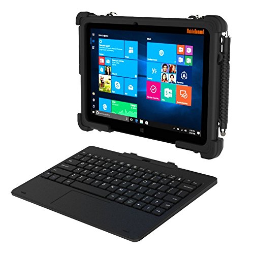 MobileDemand Flex 10A Windows 10 Pro Rugged 2-in-1 Tablet / Laptop with Keyboard - Military Drop Tested