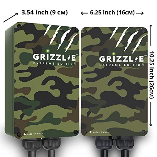 Grizzl-E Cargador VE Nivel 2, 16/24/32/40a Cable Premium de 24 pies, Estación de Carga de automóvil para Interior/Exterior (Extreme 14-24-PB)
