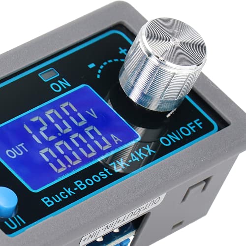 DC Buck Boost Converter Regulador de voltaje variable 0.5-30V 4A 5V 6V 12V 24V Módulo de alimentación Ajustable Voltaje Regulado Laboratorio