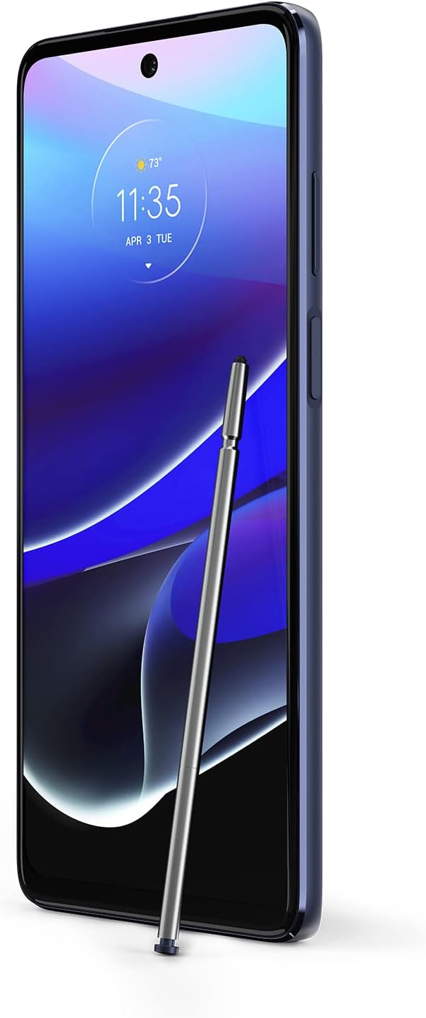 Motorola Moto G Stylus 5G | 2022 | Desbloqueado | 8/256 GB | Cámara de 50 MP | Azul Acero PATJ0004US