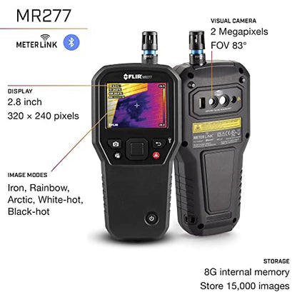FLIR MR277 Medidor de humedad, cámara IR MSX e higrómetro para inspección de edificios