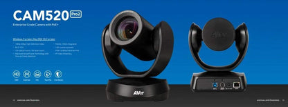 AVer CAM520 PRO - Cámara de conferencia USB PTZ estándar 18X Plug and Play