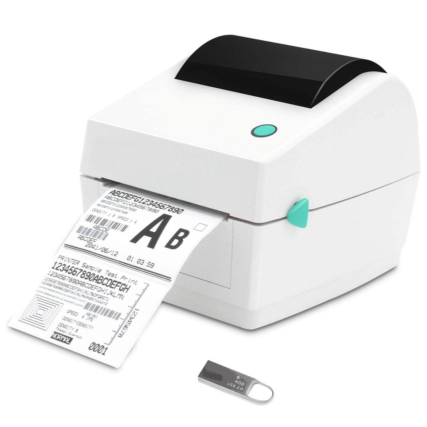 LVYUAN Impresora de etiquetas de envío de 4 x 6 térmica de etiquetas de 152 mm para paquetes de envío, etiquetas de envío SME