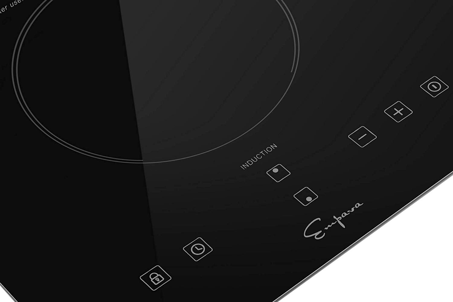 Empava 24" Electric Induction Cooktop with 4 Booster Burners Smooth Surface Black Tempered Glass EMPV-IDC24