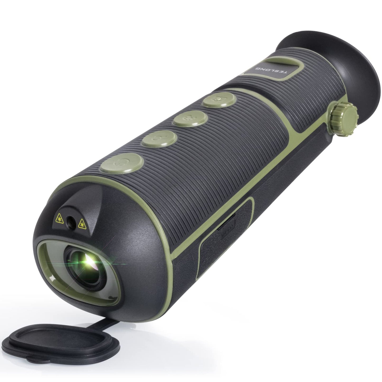 Teslong - Telescopio digital de visión nocturna infrarroja digital de mano de 256 x 192 pulgadas, resistente a la intemperie, lentes de visión de calor óptica, cámara de visión nocturna para caza al aire libre, campamento y viajes