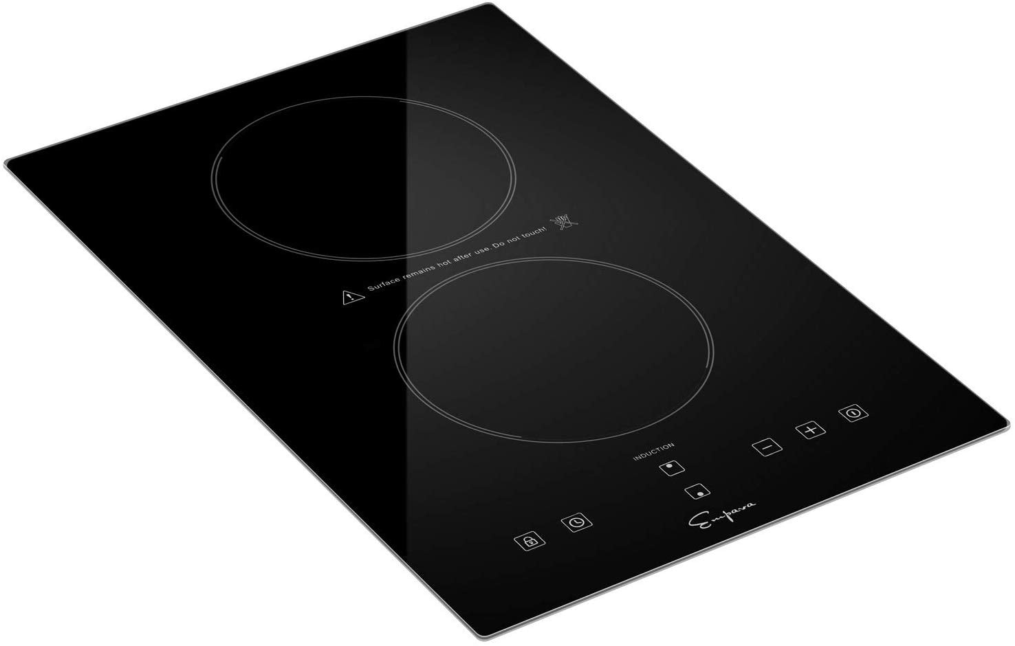 Empava 24" Electric Induction Cooktop with 4 Booster Burners Smooth Surface Black Tempered Glass EMPV-IDC24