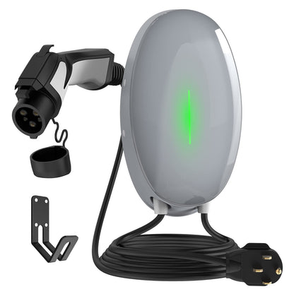 WISSENERGY - Cargador eléctrico de 40 A EV nivel 2 para coche, 220 V-240 V, 8,8 KW WSDD054 para interiores y exteriores NEMA 14-50 EV conector J1772 (40 A, NEMA 14-50)