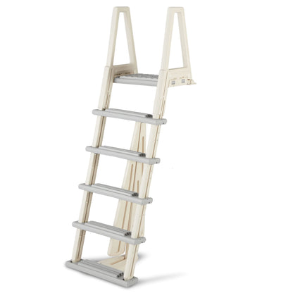 CONFER 6000X - Escalera de piscina resistente, para paredes de 42 a 56 pulgadas (106 a 142 cm) de alto.
