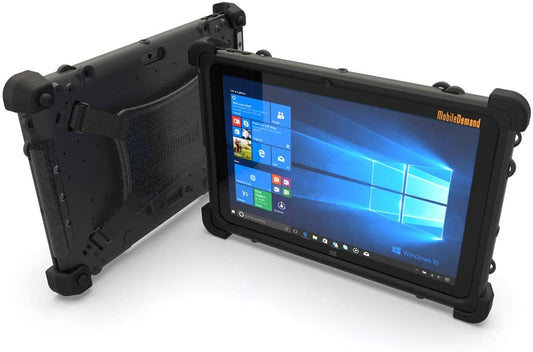 MobileDemand Flex 10B Rugged Touchscreen Tablet | Ultra Lightweight | 10.1-in Display | Windows 10 Pro | MIL-STD-810G |3000mAh Battery| Quad Core Celeron N4100 for Enterprise Mobile Field Work