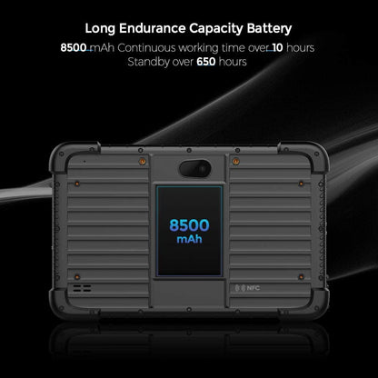 LOSRECAL Rugged Tablet Android 8.1 GMS Zebra 2D Android Barcode Scanner 8 Inch Industrial Tablet MIL-STD-810G IP67 WiFi NFC 4G GPS BT 8500mAh Android Tablet for Warehouse Management Field Mobile Work