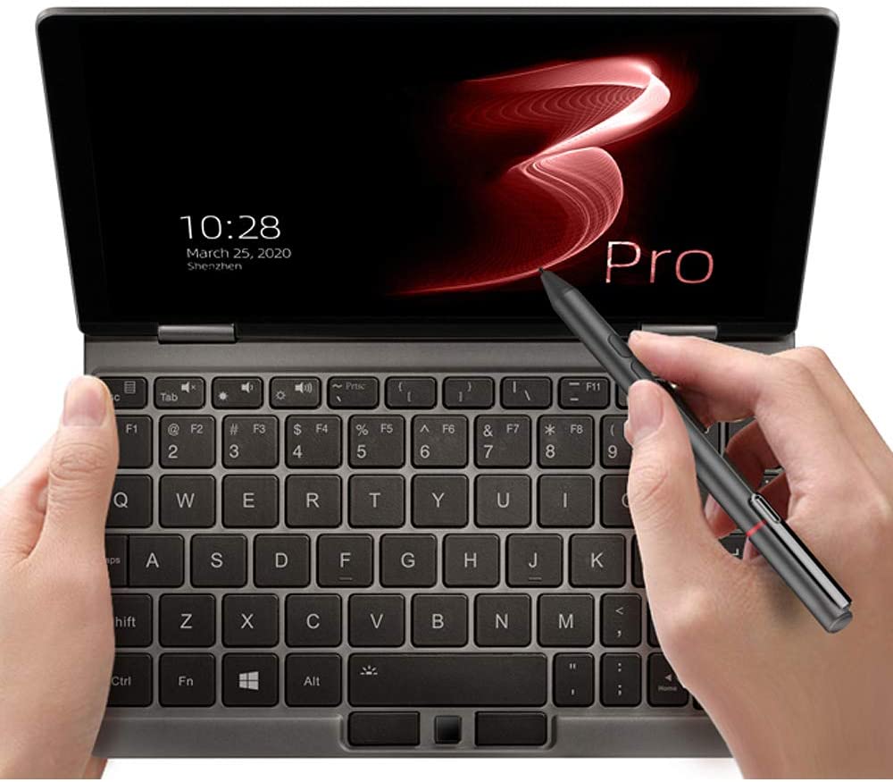 One Netbook One Mix 3 PRO Platinum Edition Yoga CPU Intel 10th I7-10510Y 8.4" Mini Pocket Laptop Ultrabook UMPC Win 10 Home, 2560X1600 Touch Screen Tablet PC 16GB RAM/512GB PCIE SSD Storage