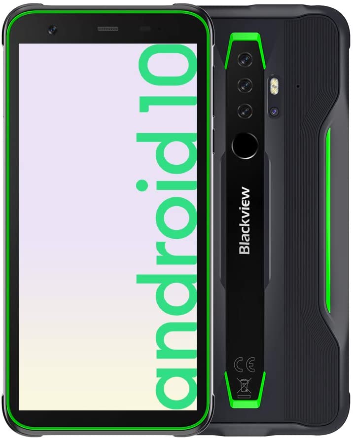 Blackview BV6300Pro (2020) Android 10 Rugged 16 MP HDR 6 GB + 128 GB IP68/69K Smartphone, 4380 mAh Batería Carga inalámbrica 0.457 in Slim