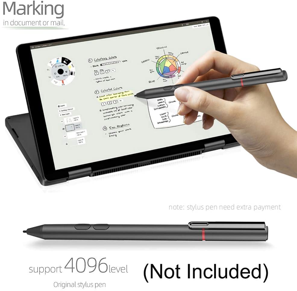 One Netbook One Mix 3 PRO Platinum Edition Yoga CPU Intel 10th I7-10510Y 8.4" Mini Pocket Laptop Ultrabook UMPC Win 10 Home, 2560X1600 Touch Screen Tablet PC 16GB RAM/512GB PCIE SSD Storage