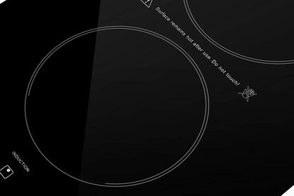 Empava 24" Electric Induction Cooktop with 4 Booster Burners Smooth Surface Black Tempered Glass EMPV-IDC24