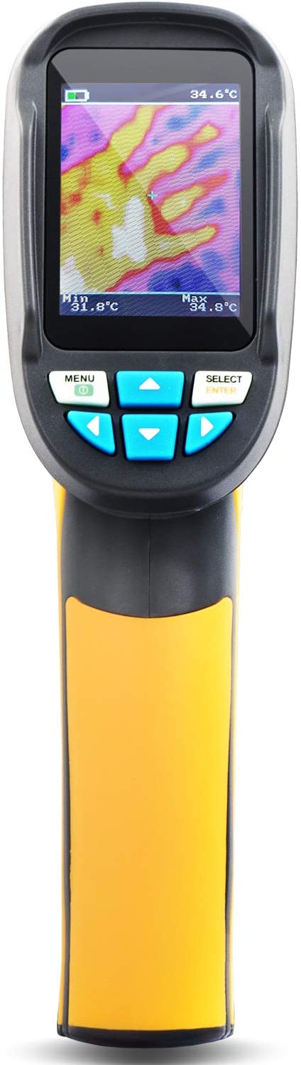 PerfectPrime IR0102, (IR) infrarrojos de imagen térmica y cámara de luz visible 1024 píxeles, -4-572°F, 9 Hz para teléfono móvil Android
