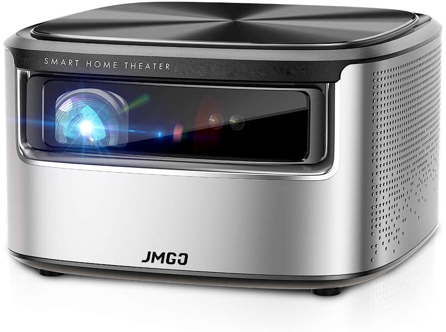 JMGO J6S Native 1080P Full HD 4K Projector with Android, 1100 ANSI lm, Auto Focus, Keystone Correction,DLP, Dolby, 3D, WiFi, Bluetooth Speaker, Smart Home Cinema Video Projector, 300" Picture
