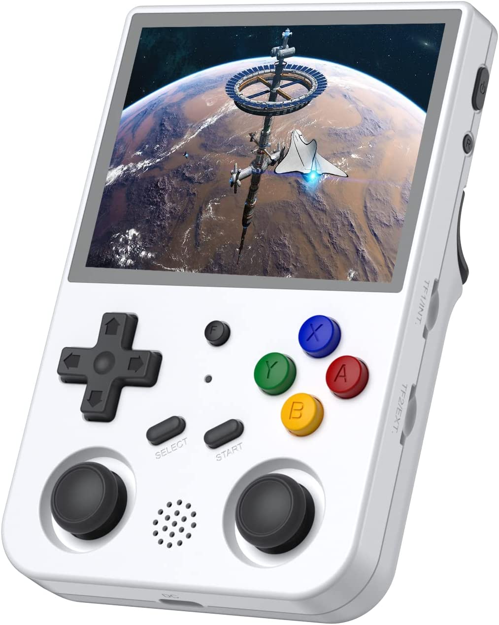 RG353V - Consola de juegos portátil de 3.5" visualización IPS de 640x480 CPU de alta resolución RK3566 Quad-Core OS Android 11 Linux 2G/64G+16G