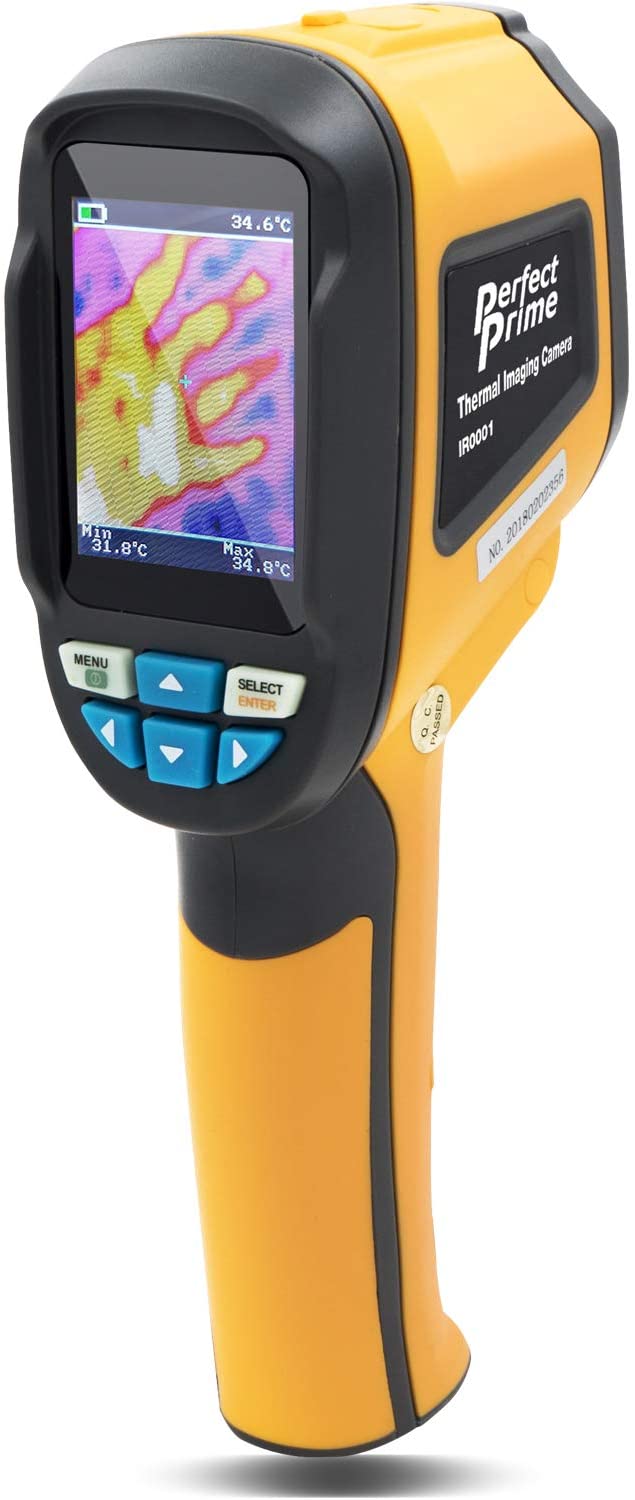 PerfectPrime IR0102, (IR) infrarrojos de imagen térmica y cámara de luz visible 1024 píxeles, -4-572°F, 9 Hz para teléfono móvil Android