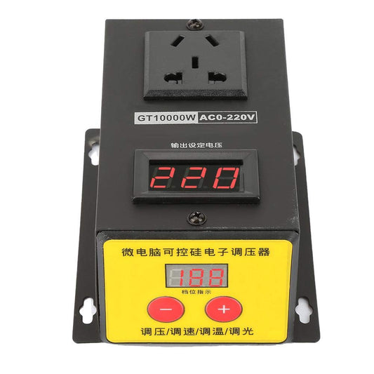 EBTOOLS Controlador de Voltaje Variable, regulador de Voltaje AC 220V 10000W
