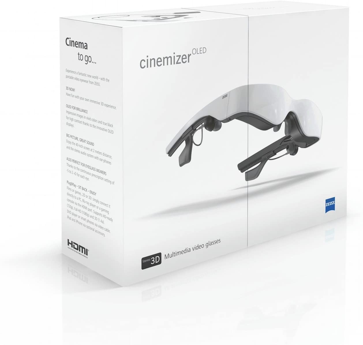 Anteojos de videos multimedia Cinemizer 1909-127 OLED