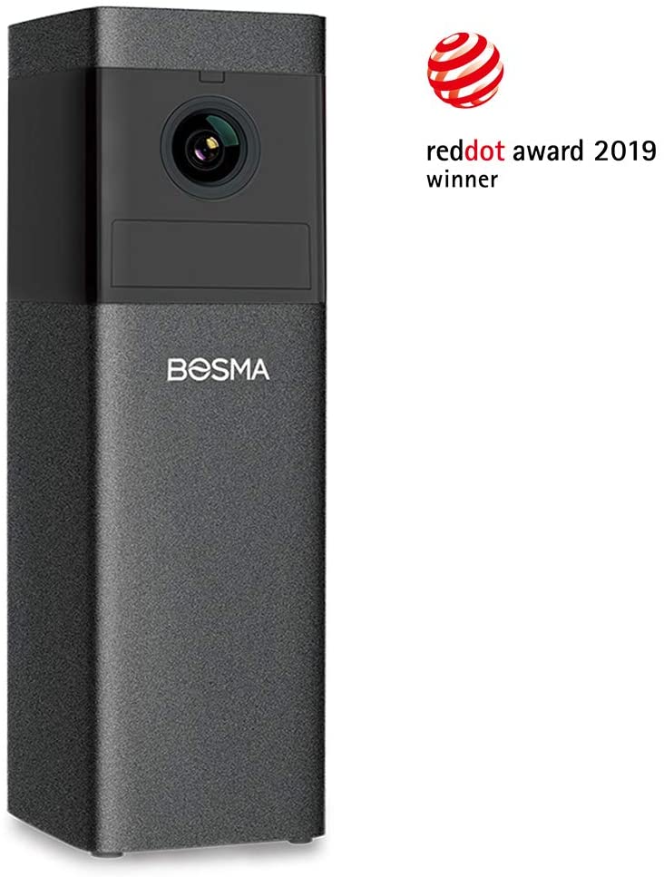 Bosma X1 1080p HD Night Vision Camera, 360 degree Pan with Advanced Motion Detection, Sound Detection, Siren Alarm, Color Night Vision, 2-Way Audio, for Home Security
