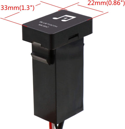 Módulo adaptador de música Bluetooth para automóvil, instalación de panel de salida AUX, uso para Toyota, Camry, Corolla, Yaris, RAV4, Reiz