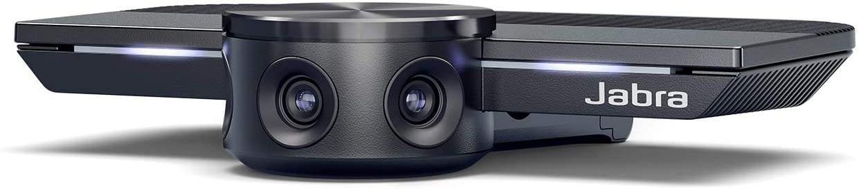 Cámara web para videoconferencia panorámica Jabra PanaCast 4K: cámara plug-and-play con campo de visión de 180 grados, ideal para salas de reuniones