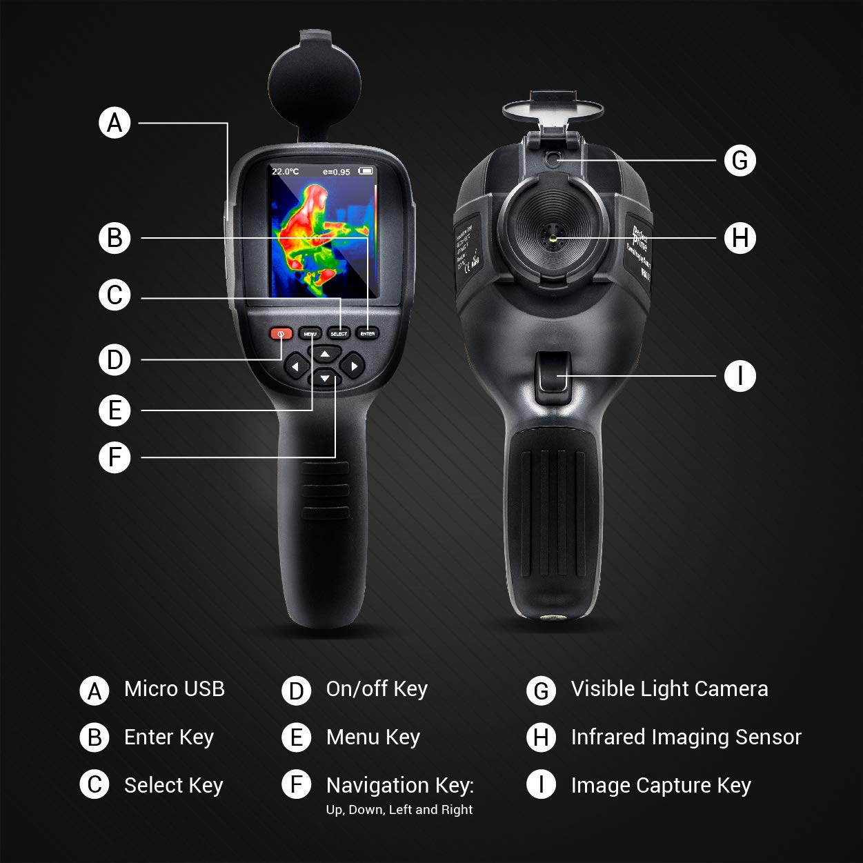 Perfect Prime IR0018 Infrared Thermal Imager Camera with IR Resolution 35