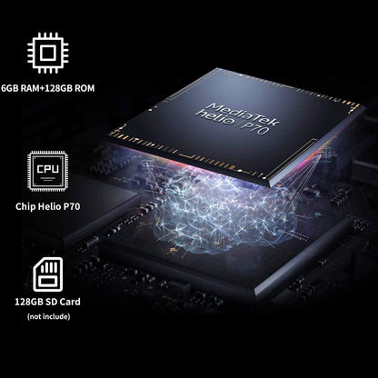 Blackview BV6300Pro (2020) Android 10 Celulares resistentes, 16 MP HDR Quad Cámaras traseras, 6 GB + 128 GB IP68/69K Smartphone, 4380 mAh Batería Carga inalámbrica 0.457 in Slim Body 4G - Negro