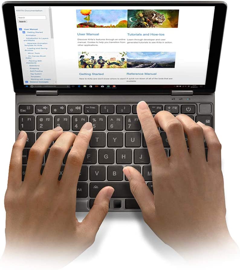 One Netbook One Mix 3 PRO Platinum Edition Yoga CPU Intel 10th I7-10510Y 8.4" Mini Pocket Laptop Ultrabook UMPC Win 10 Home, 2560X1600 Touch Screen Tablet PC 16GB RAM/512GB PCIE SSD Storage