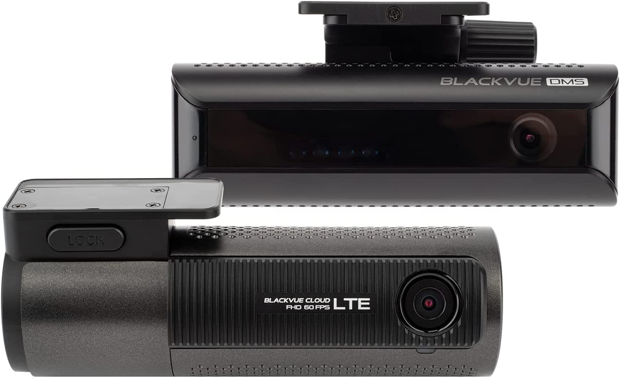 BlackVue DR750X-2CH DMS LTE Plus 32GB microSD Card Full HD LTE Cloud Dashcam and Driver Monitoring System