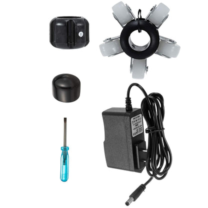 Mophorn Cámara de alcantarillado de 300 pies de tubería de inspección de tuberías de 9" a color LCD equipo de inspección de tuberías IP68 boroscopio endoscopio impermeable