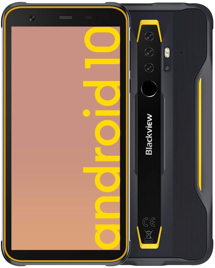 Blackview BV6300Pro (2020) Android 10 Rugged 16 MP HDR 6 GB + 128 GB IP68/69K Smartphone, 4380 mAh Batería Carga inalámbrica 0.457 in Slim
