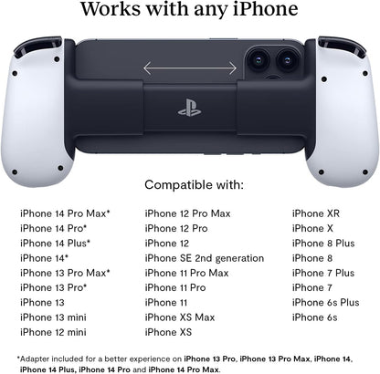 BACKBONE One Mobile Gaming Controller for iPhone [PlayStation Edition] - Enhance Your Gaming Experience on iPhone - Play Xbox, PlayStation, Call of Duty, Roblox, Minecraft, Genshin Impact & More