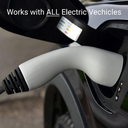 EMPORIA ENERGY Cargador Inteligente para vehículos eléctricos, 48 A, Nivel 2, Energy Star/UL, NEMA 14-50 o Cable Duro, Cable de 25 pies, EVSE para Interiores y Exteriores