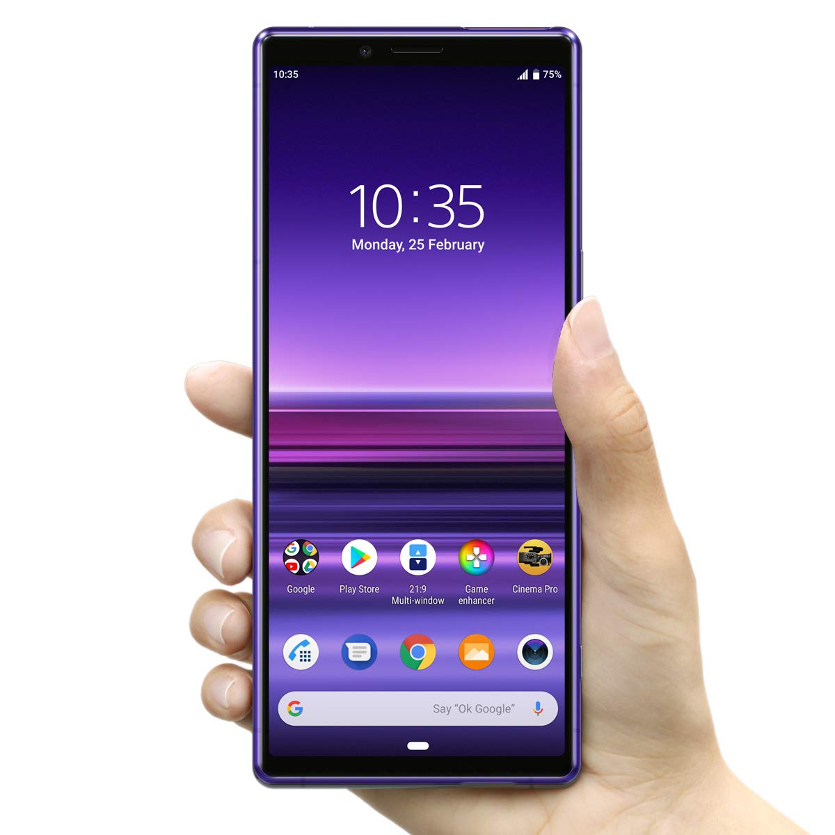 Sony Xperia 1 Unlocked Smartphone 6.5" 4K HDR OLED CinemaWide Display