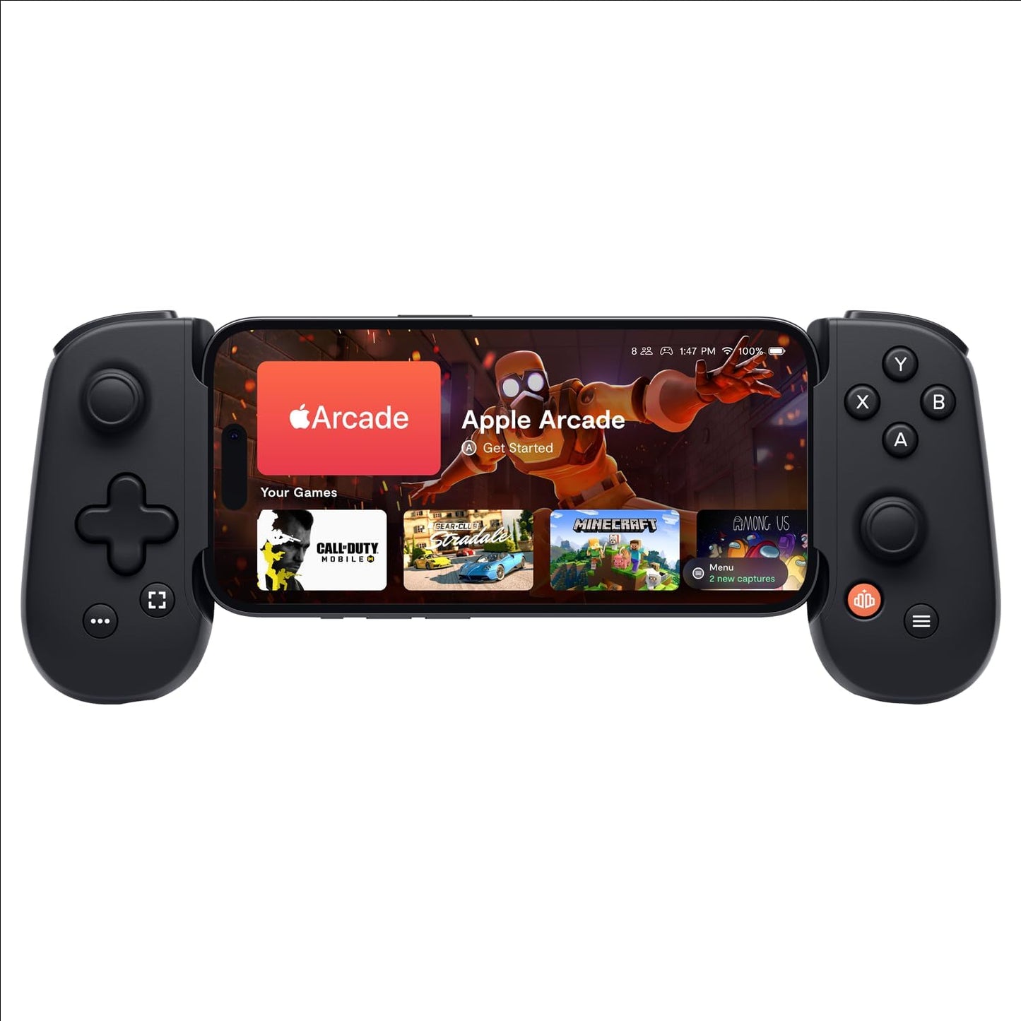 BACKBONE One Mobile Gaming Controller for iPhone [PlayStation Edition] - Enhance Your Gaming Experience on iPhone - Play Xbox, PlayStation, Call of Duty, Roblox, Minecraft, Genshin Impact & More