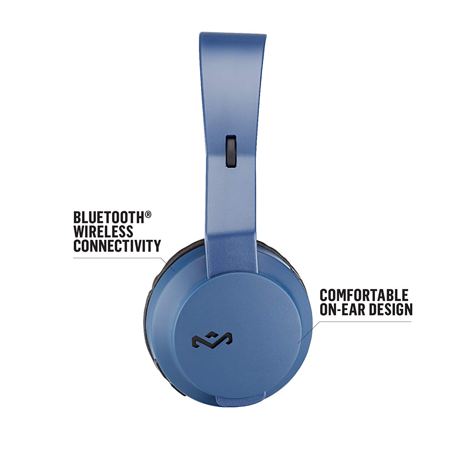 House of Marley Rebel Wireless Bluetooth Over Ear Headphones with a Microphone