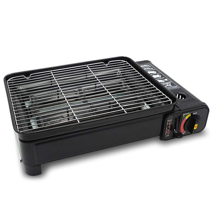 Estufa portátil para camping al aire libre, estufa de gas de 11.000 BTU con estuche de transporte