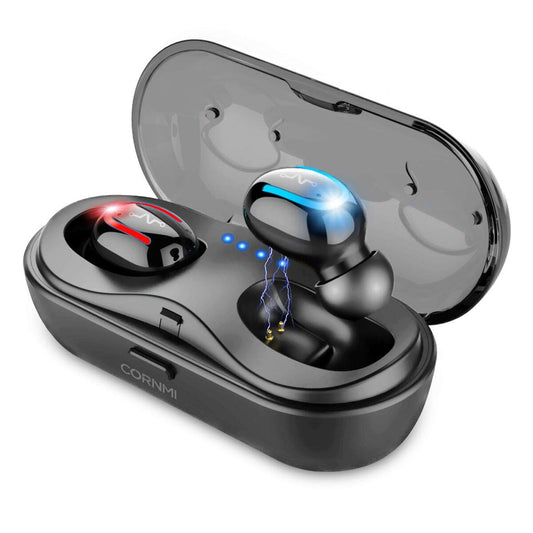 True Wireless Earbuds in-Ear Stereo Bluetooth Headphones Noise Cancelling Headsets Earphones Mini Wireless Headphone V5.0 Bluetooth Earbuds