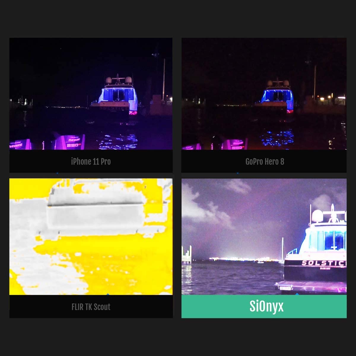 SiOnyx Aurora I Cámara de visión nocturna digital a todo color I Ultra baja luz con sensor IR tecnología I arma clasificada, resistente al agua, WiFi, brújula y GPS capaz de visión nocturna infrarroja monocular.