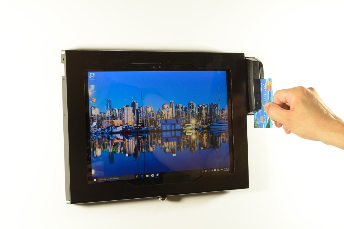 TABcare Locking Wall Mount Metal Enclosure for MS Surface Pro 3 4 6 2017 - Kiosk