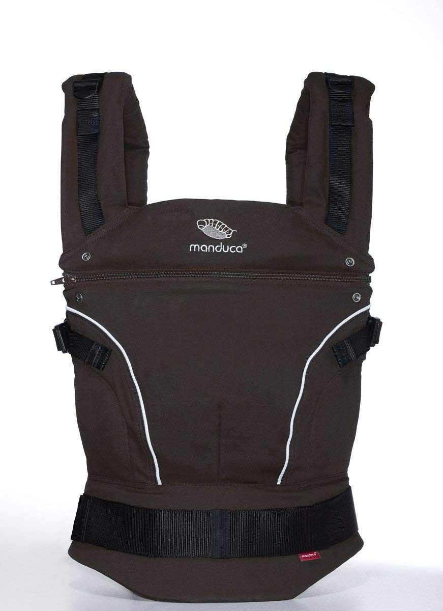 Manduca 222-03-80-000 - Mochila portabebés (de 3,5 Kg hasta 20 Kg), Gris (Dark Grey) Marrón