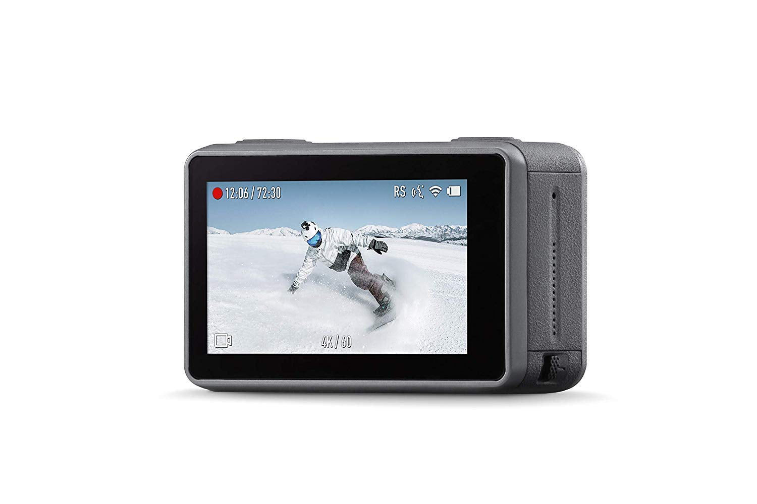 DJI OSMO Action Cam Digital Camera with 2 Displays 36FT/11M Waterproof 4K HDR-Video 12MP 145° Angle Black
