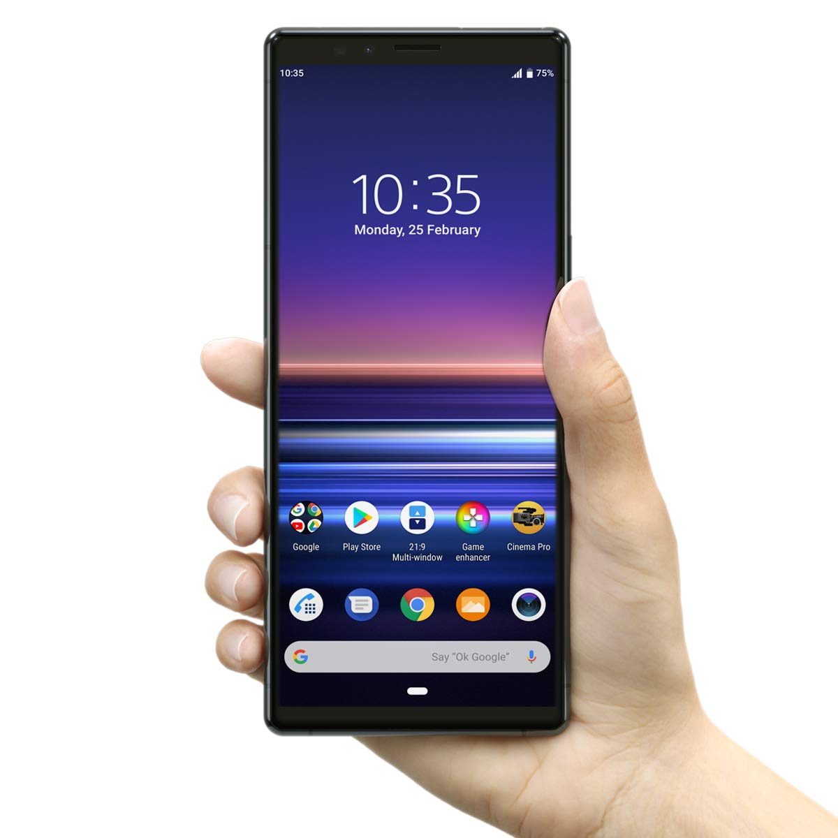 Sony Xperia 1 Unlocked Smartphone 6.5" 4K HDR OLED CinemaWide Display