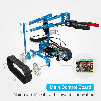 Bricolaje Makeblock, kit de robot calidad premium, 10-en-1 robot, educación, Scratch 2.0, Robot programable para que los niños aprendan codificación, robótica y electrónica