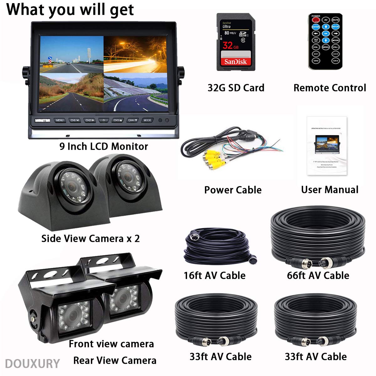 Douxury Backup Camera System